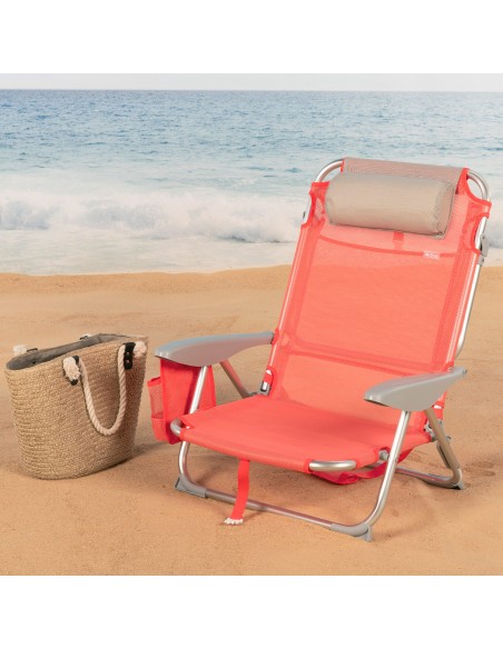 Silla plegable multiposición Coral - Sillas de Playa | Distria