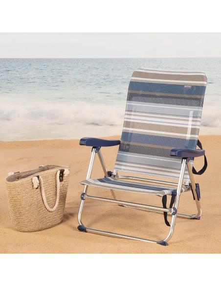 Silla playa plegable multiposición | Distria
