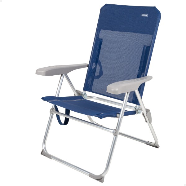 Silla de playa plegado plano y respaldo multiposición | Distria