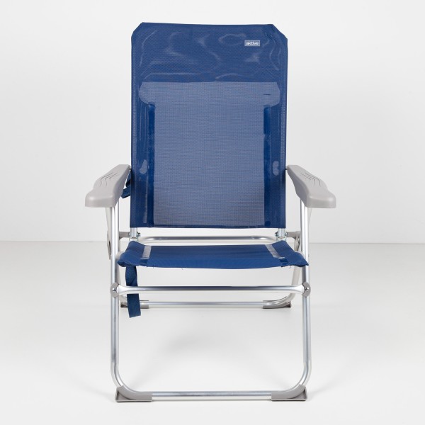 Silla de playa plegado plano y respaldo multiposición | Distria