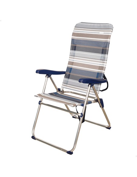 Silla playa alta plegable multiposición | Distria