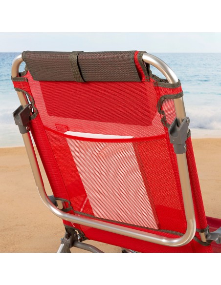 Silla plegable reclinable de playa Aktive | Distria