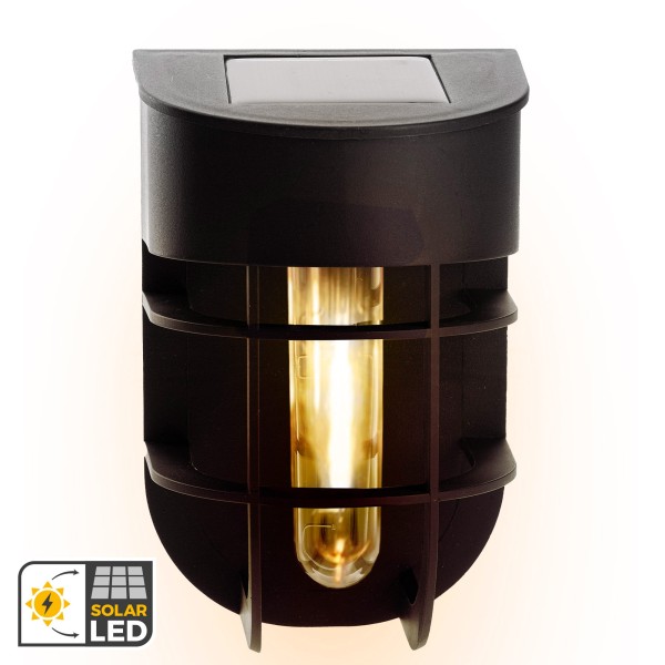 Set de 2 apliques solares LED 6 lúmenes con sensor de luz | Distria