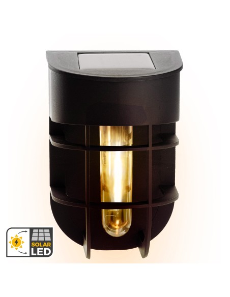 Set de 2 apliques solares LED 6 lúmenes con sensor de luz | Distria