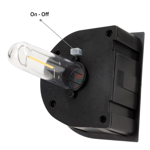 Set de 2 apliques solares LED 6 lúmenes con sensor de luz | Distria