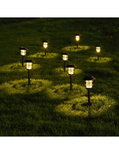 Set de 2 balizas LED solares Aktive luz cálida 6 lm | Distria