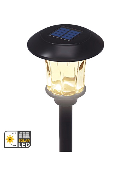 Set de 2 balizas solares LED 6 lúmenes con estaca | Distria