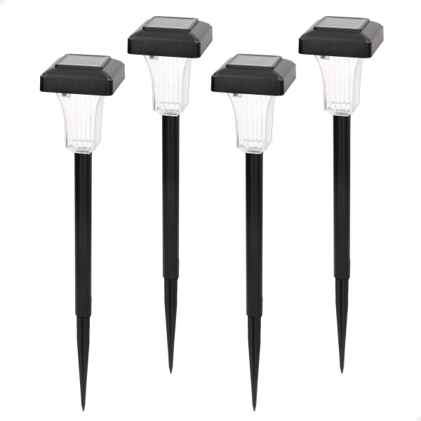 Set de 4 balizas solares LED 5-10 lúmenes con proyección | Distria