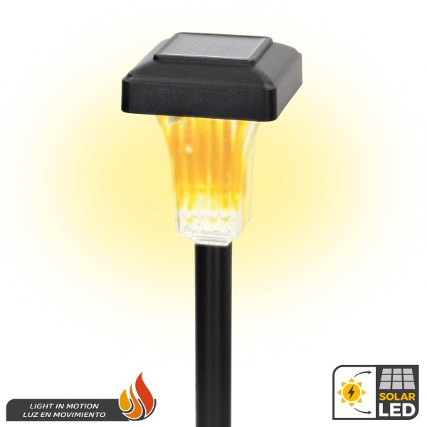 Set de 4 balizas solares LED 5-10 lúmenes con proyección | Distria