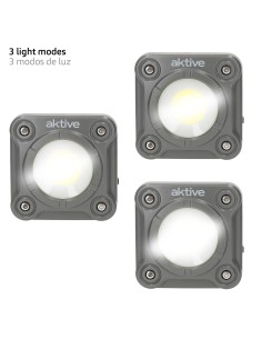 Foco led portátil 3 posiciones c/USB Aktive | Distria 2