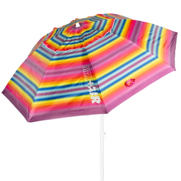 Aktive Sombrilla playa 240 cm rayas multicolor | Distria