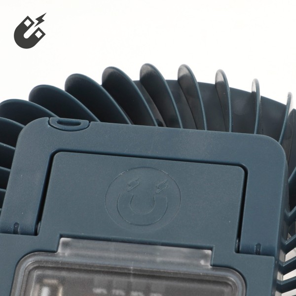 Lámpara LED con ventilador y cargador USB | Distria
