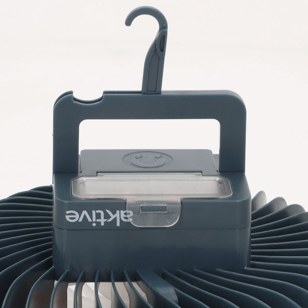 Lámpara LED con ventilador y cargador USB | Distria