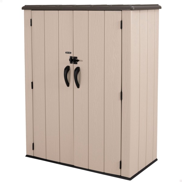 Armario exterior vertical 1.500 L con estantes | Distria
