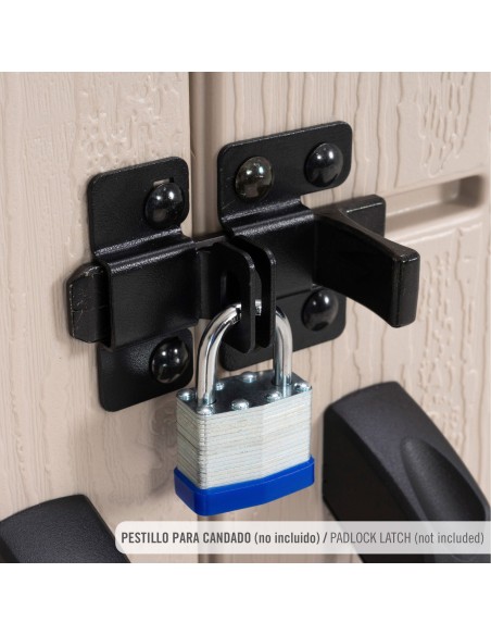 Armario exterior vertical 1.500 L con estantes | Distria