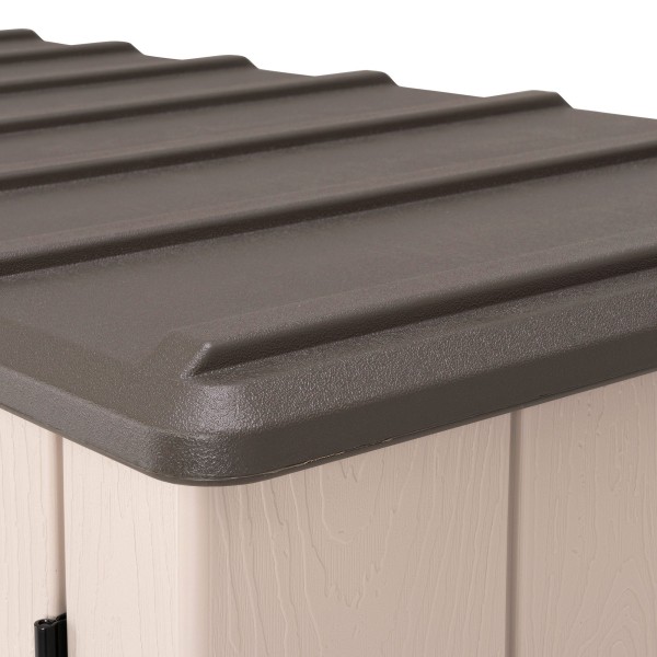 Armario exterior vertical 1.500 L con estantes | Distria