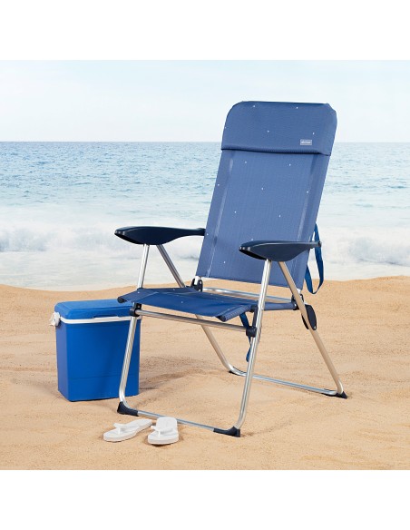 Aktive silla de playa plegable 4 posiciones La Palma | Distria