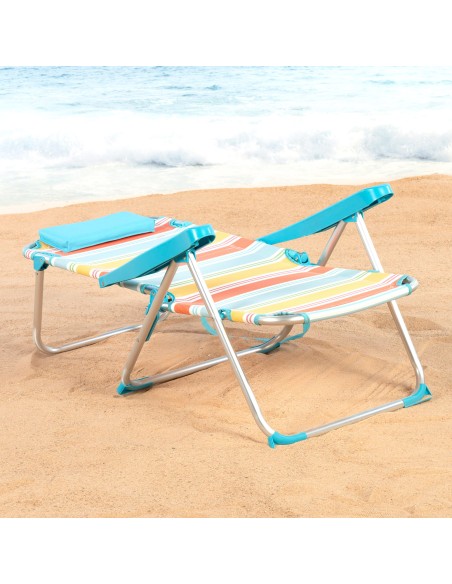 Aktive Silla plegable aluminio, antivuelco, 5 posiciones | Distria