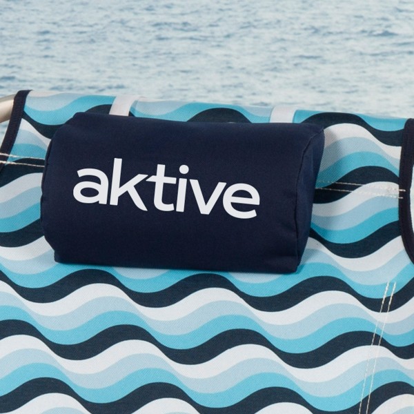Aktive Silla plegable playa 5 posic. de aluminio con cojín | Distria
