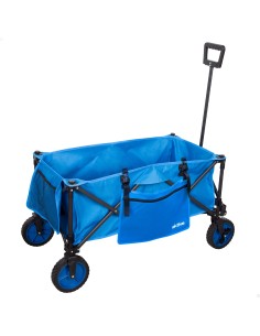 Carro playa azul c/ruedas todoterreno 360º | Distria 2