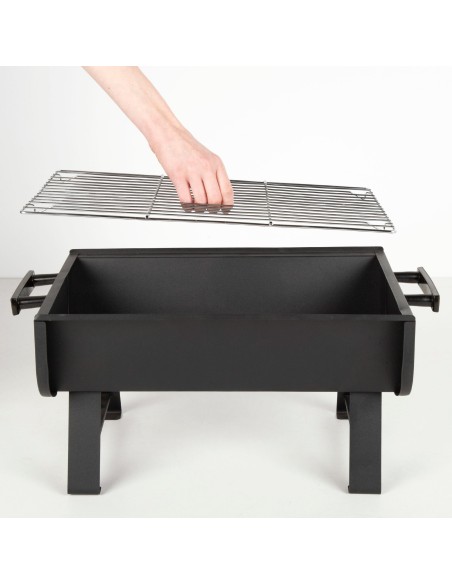 Aktive Barbacoa carbón portátil con asas laterales | Distria