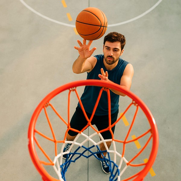 Aktive Canasta baloncesto de pared 45 cm con red | Distria