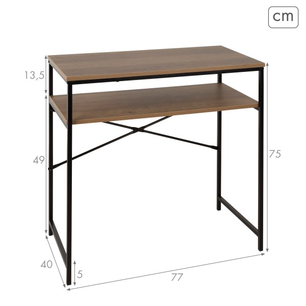 Max Home Mesa escritorio compacta 77x40x75 cm | Distria