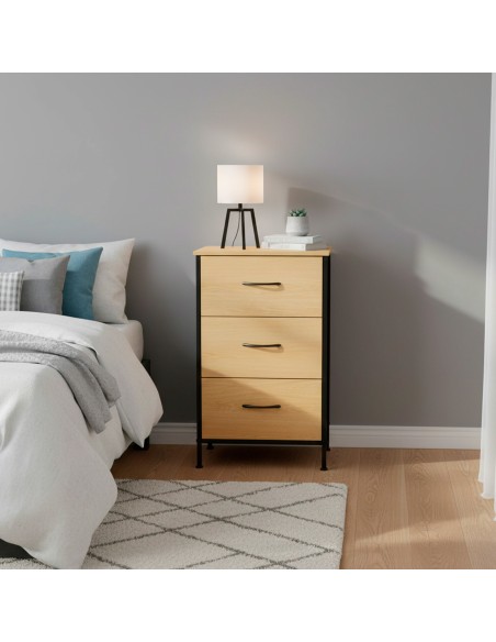 Max Home Cómoda 3 cajones con sistema de nivelación | Distria