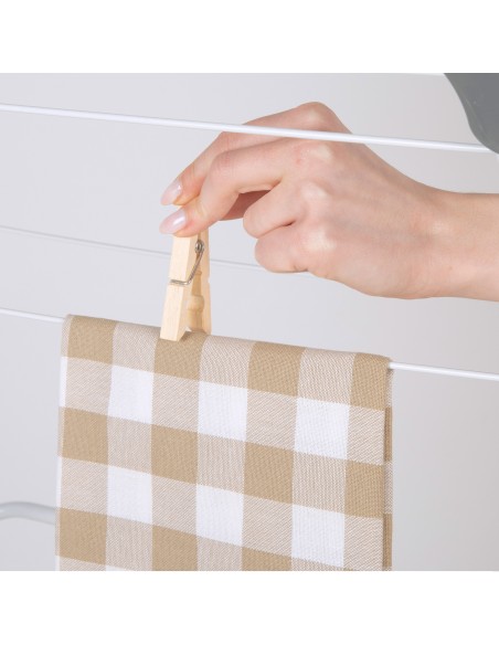 Max Home Tendedero plegable 3 alturas 61x44x138 cm extraible | Distria