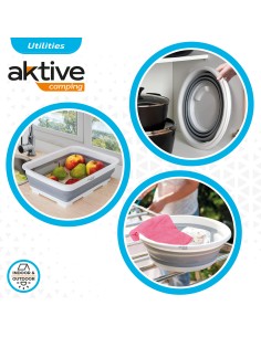 3 cubos plegables para camping| Distria