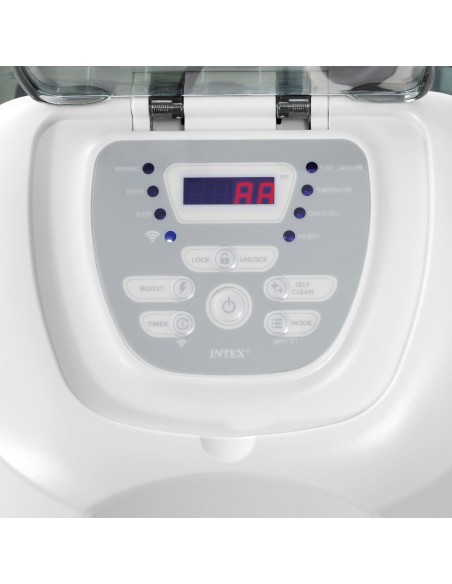 Clorador salino INTEX QS1600 PLUS hasta 12.112 L | Distria