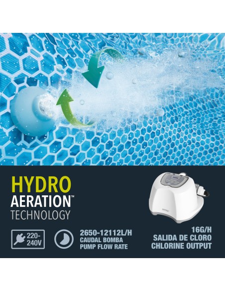 Clorador salino INTEX QS1600 PLUS hasta 12.112 L | Distria