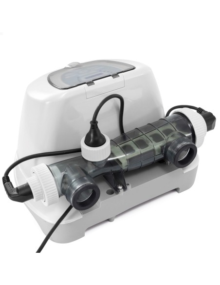 Clorador salino INTEX QS1600 PLUS hasta 12.112 L | Distria