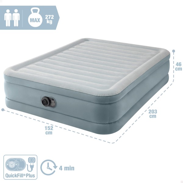 Colchón hinchable alto para dos personas | Distria