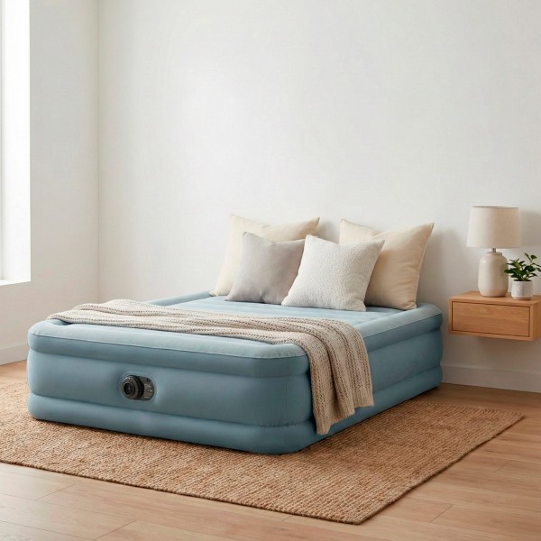 Colchón hinchable alto para dos personas | Distria