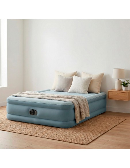Colchón hinchable alto para dos personas | Distria