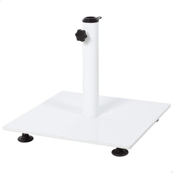 Aktive Base para sombrilla de acero blanca 37x32 cm | Distria