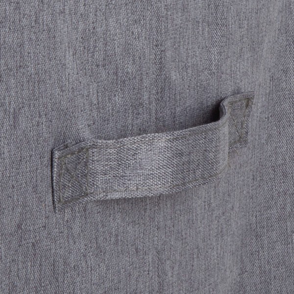 Max Home Cesta ropa sucia 100 l gris oscuro 2 compartimentos | Distria