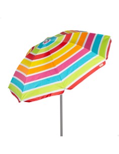 Sombrilla de playa multicolor 160 cm | Distria