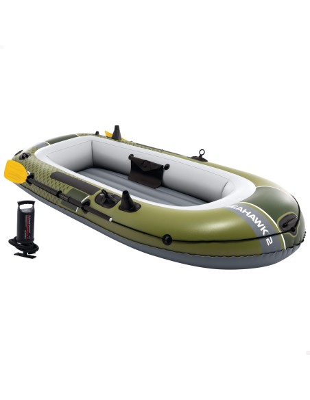 Barca hinchable Seahawk 2 con remos e hinchador INTEX | Distria