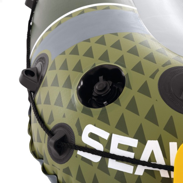 Barca hinchable Seahawk 2 con remos e hinchador INTEX | Distria