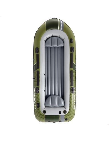 Barca hinchable Seahawk 4 con remos e hinchador INTEX | Distria