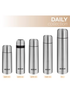Botella térmica Aktive 750 ml inox con taza | Distria 2
