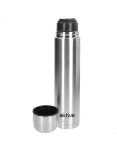Botella térmica Aktive 750 ml inox con taza | Distria