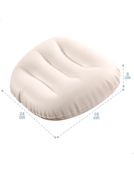 Almohada hinchable individual Purespa color beige | Distria