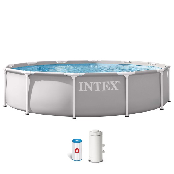 Piscina desmontable INTEX Prism Frame Ø366x76 cm depuradora | Distria