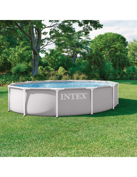 Piscina desmontable INTEX Prism Frame Ø366x76 cm depuradora | Distria