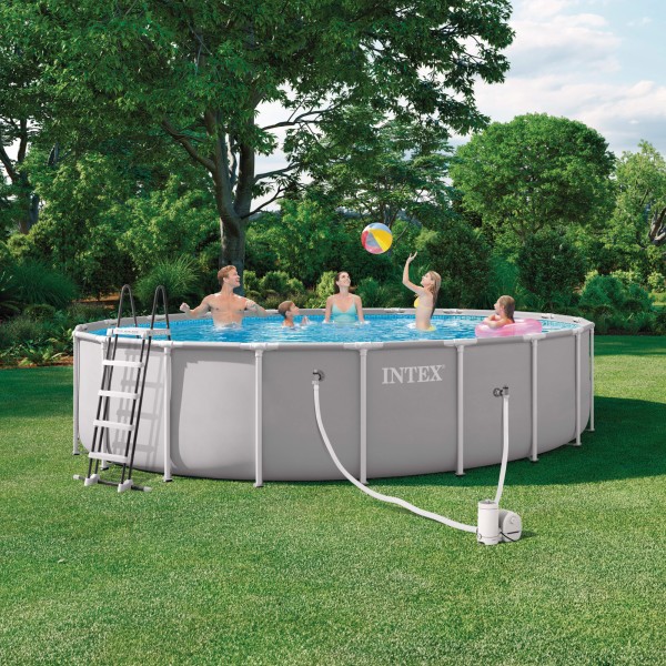 Piscina desmontable INTEX Prism Frame Ø610x132 cm depuradora | Distria