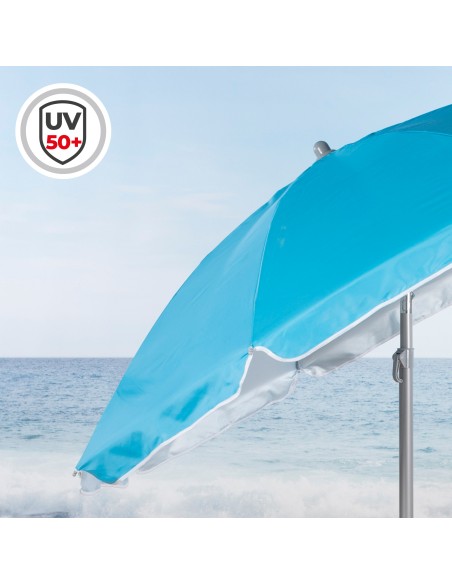 Sombrilla playa de Ø180 cm azul | Distria