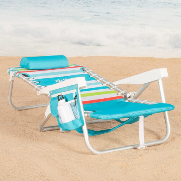 Silla playa multiposición 5 posiciones con nevera | Distria